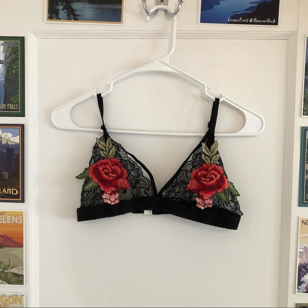 Rose Lace Bralette